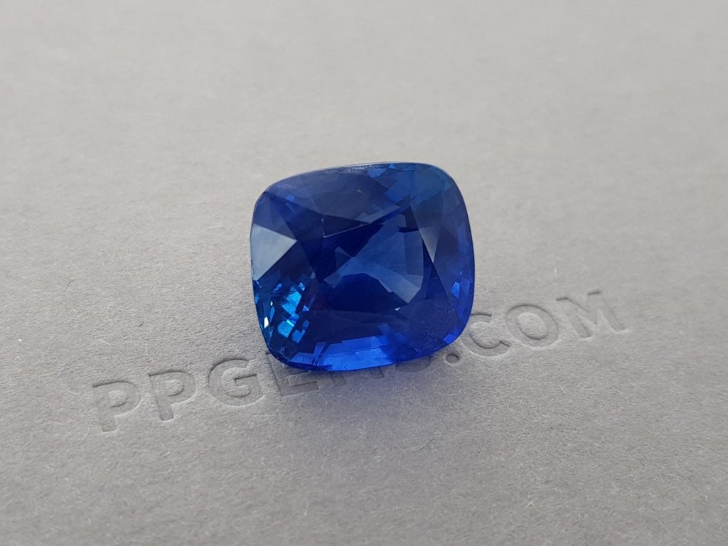 Unique large unheated blue sapphire 24.62 ct, Burma (Mogok), GRS Image №6