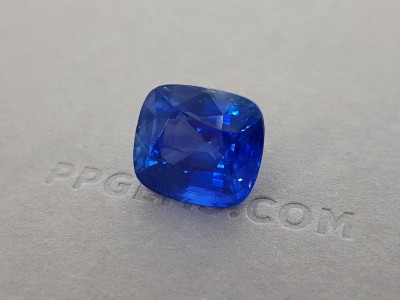 Unique large unheated blue sapphire 24.62 ct, Burma (Mogok), GRS photo