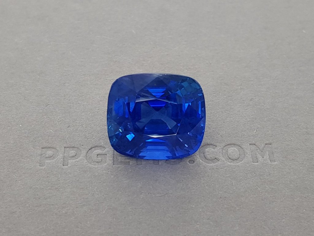 Unique large unheated blue sapphire 24.62 ct, Burma (Mogok), GRS Image №2