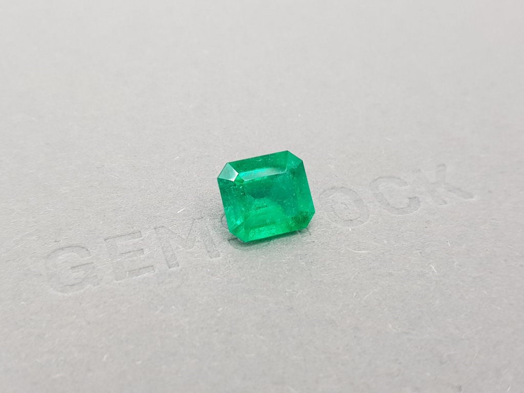 Colombian Vivid Green emerald octagon shape 3.42 ct Image №2