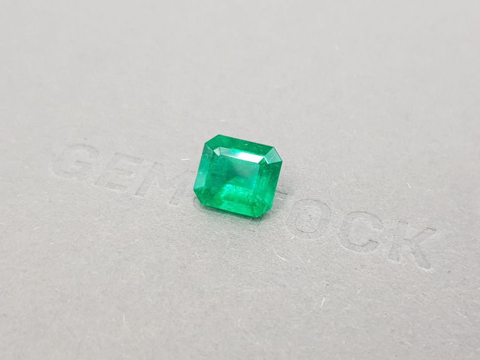 Colombian Vivid Green emerald octagon shape 3.42 ct Image №3