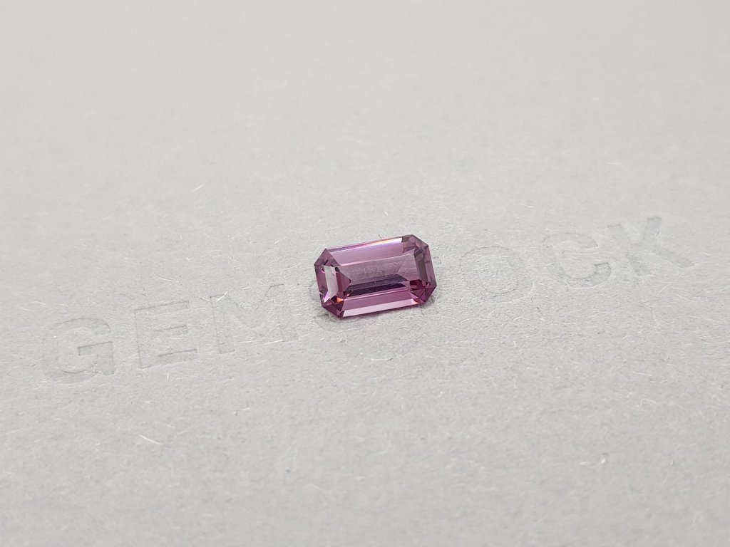 Purple octagon cut spinel 1.59 ct, Burma Image №2