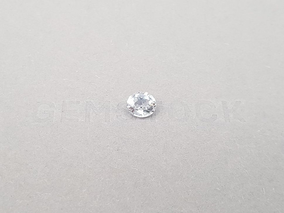 Colorless sapphire oval cut  1.27 ct, Madagascar Image №1