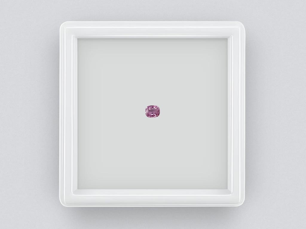 Saphir rose-violet taille coussin 0,68 ct, Madagascar Image №1