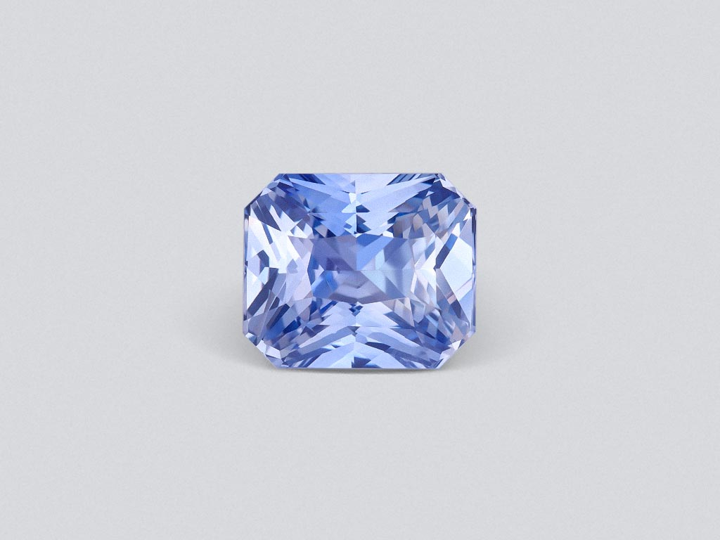 Cornflower blue sapphire in octagon cut 5.09 ct, Sri Lanka Image №1