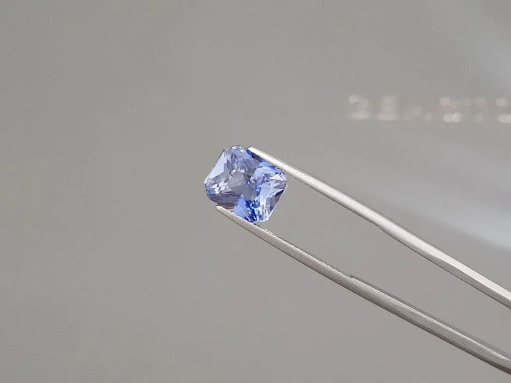 Saphir octogone bleu bleuet 5,09 ct Sri Lanka Image №2