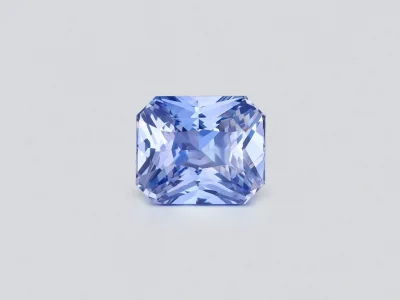 Cornflower blue sapphire in octagon cut 5.09 ct, Sri Lanka photo