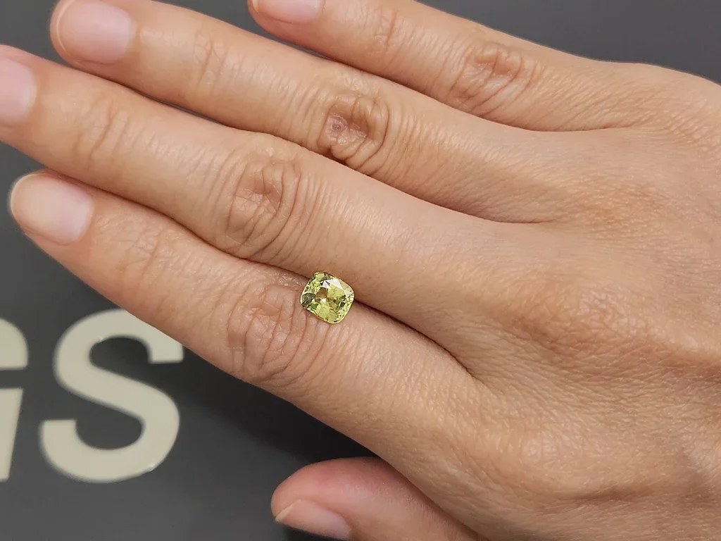 Crisoberilo de talla cojín de 1,55 ct, Sri Lanka   Image №2