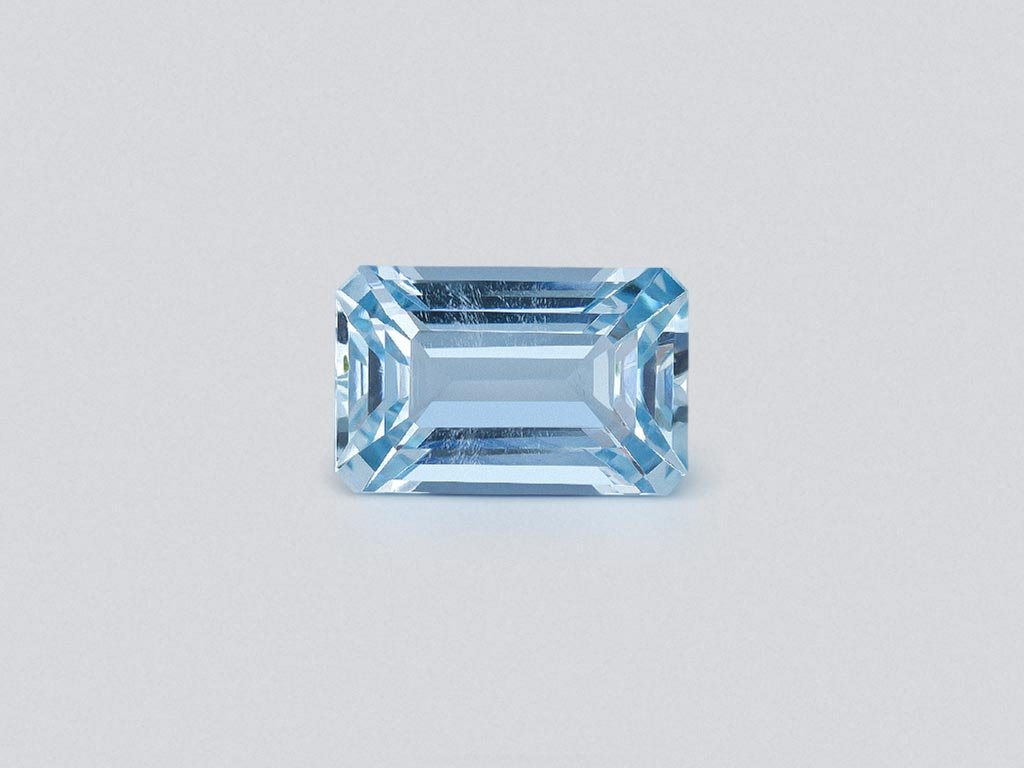 Aguamarina de talla octogonal de 3,38 carats, Madagascar Image №1