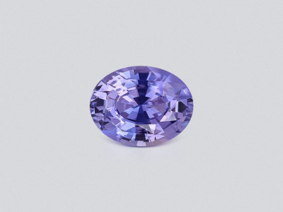 Saphir violet ovale non chauffé de 2,96 carats, Sri Lanka photo