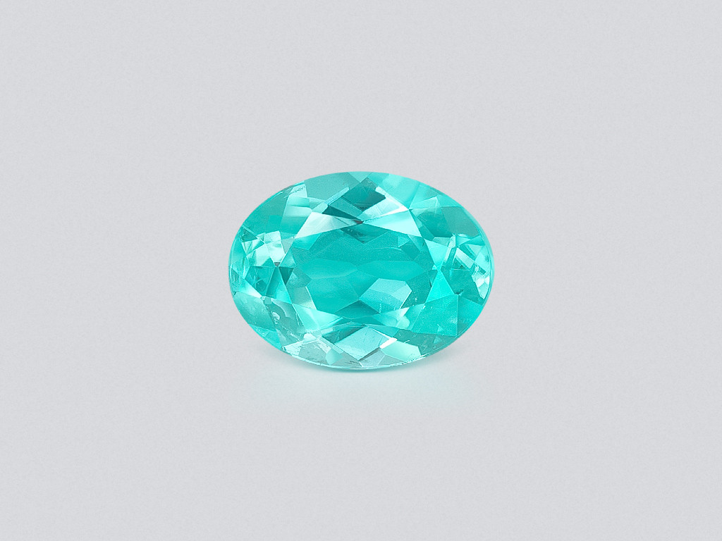 Tourmaline Paraiba taille ovale 1,90 carats, Mozambique Image №1