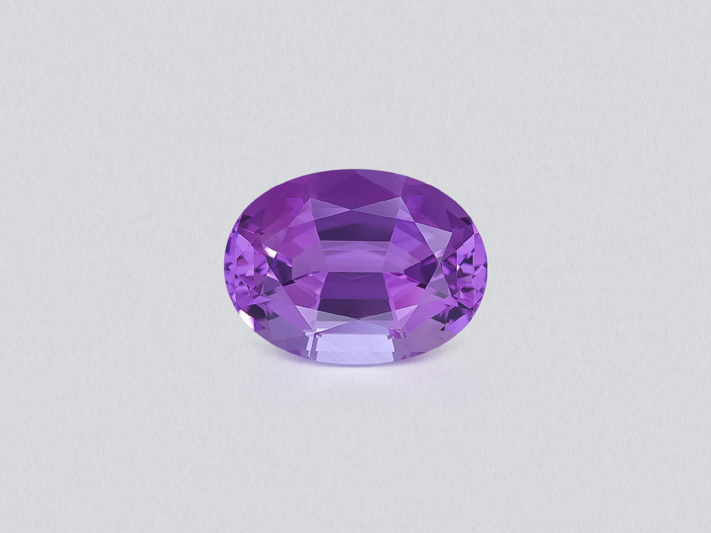 Amethyst precision cut oval 16.73 carats, Brazil Image №1