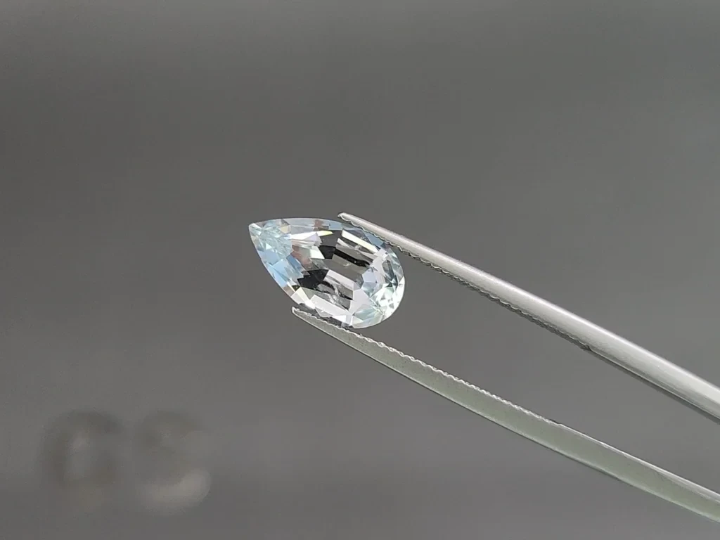 Set of aquamarines pear cut 4.77 carats, Madagascar Image №3