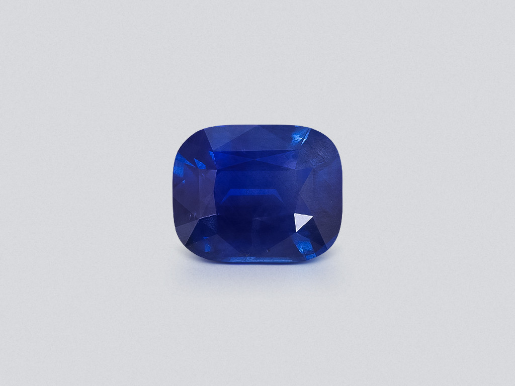 Unbehandelter saphir Royal Blue im cushion-schliff 3,55 karat, Sri Lanka Image №1