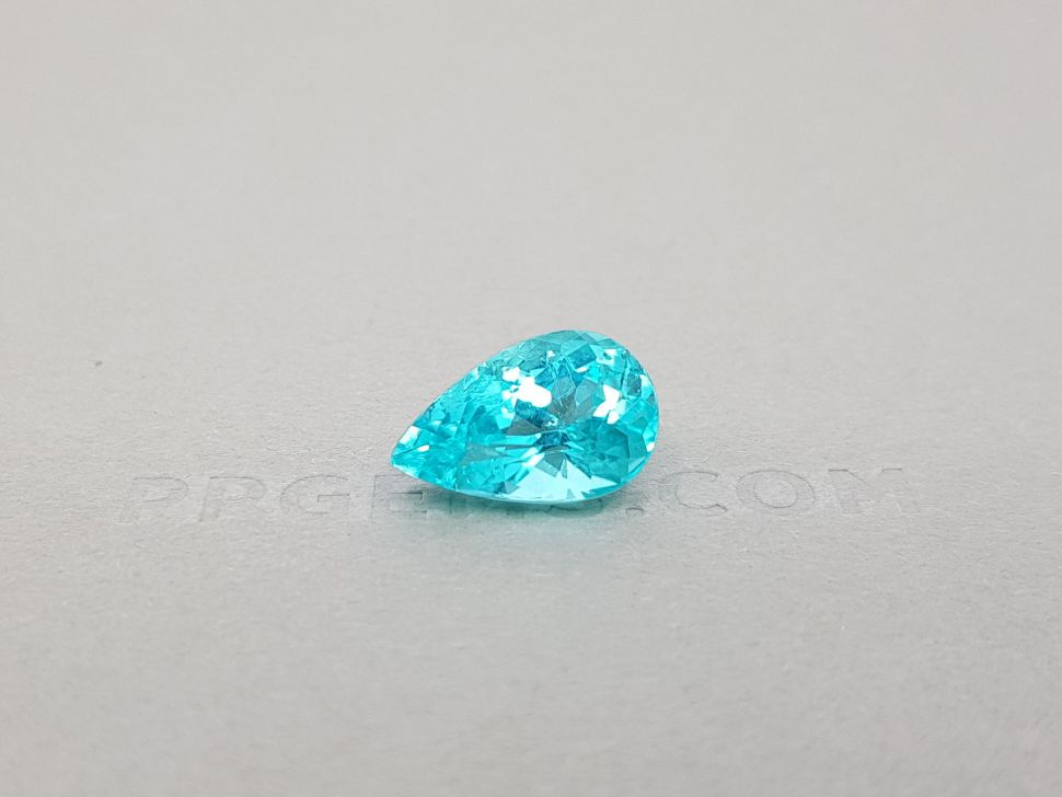 Top quality neon blue paraiba tourmaline 4.55 ct, GIA Image №2