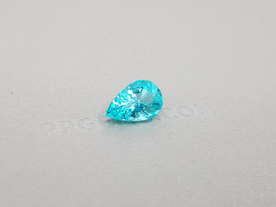 Top quality neon blue paraiba tourmaline 4.55 ct, GIA Image №3