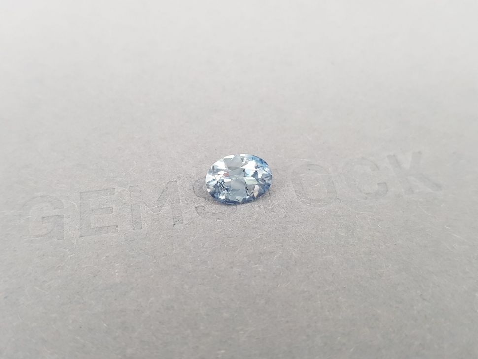 Pale blue unheated sapphire 1.34 ct, Sri Lanka Image №2