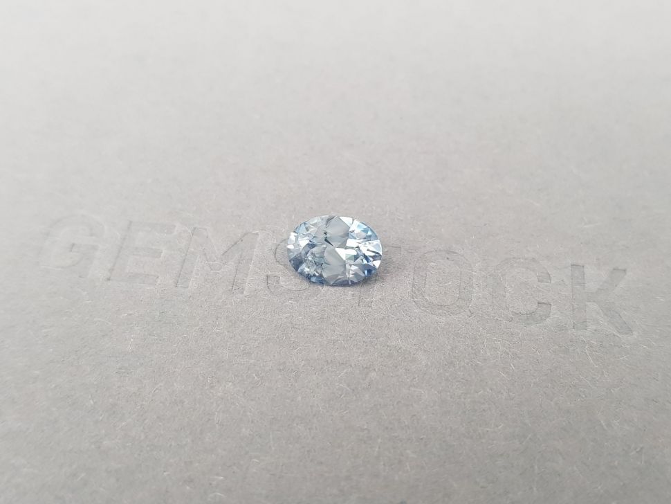 Light blue sapphire 1.34 carats, Sri Lanka Image №3