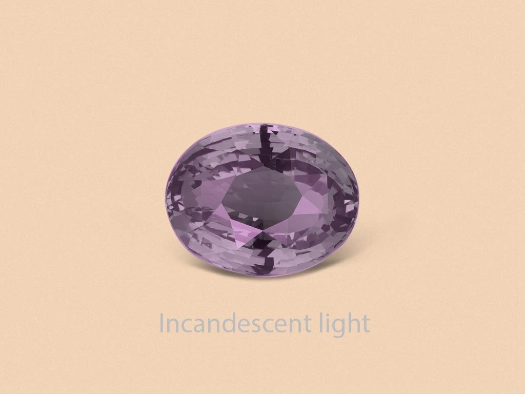 Rare alexandrite in oval cut with strong color change effect 4.05 ct, Sri Lanka Image №3