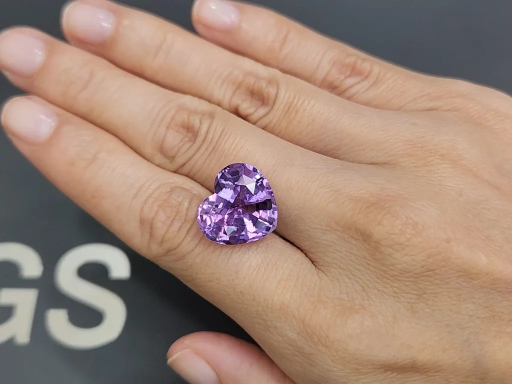 Herzschliff-Amethyst 10,44 Karat  Image №2