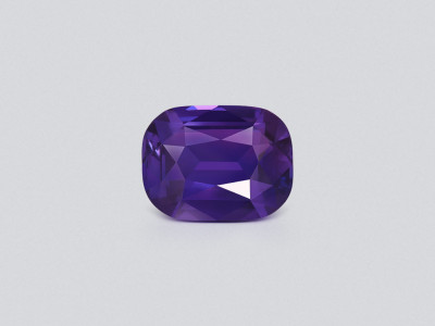 Unbeheizter violetter saphir im kissenschliff 3,06 carats, Sri Lanka photo