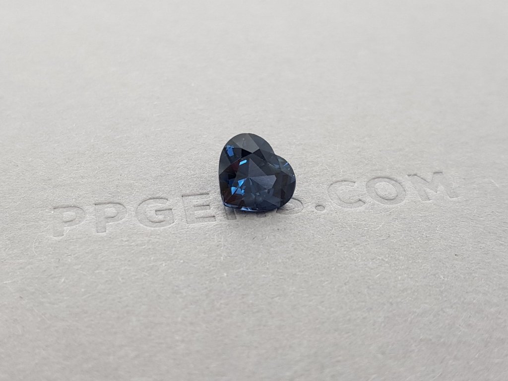 Heart cut bright blue spinel 2.11 ct Image №2