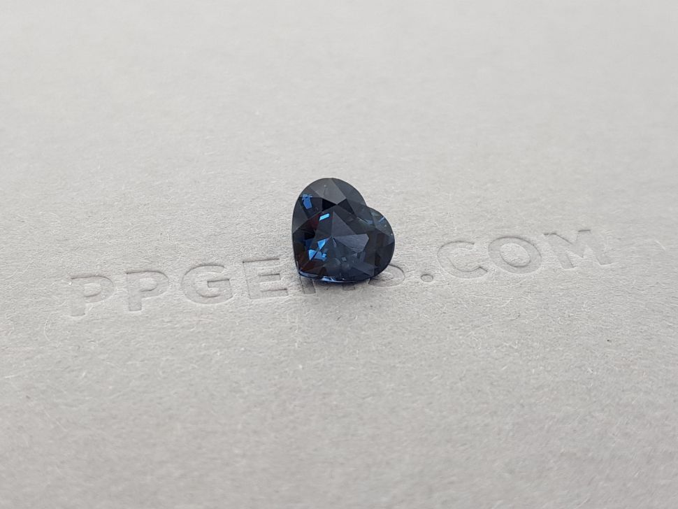 Heart cut bright blue spinel 2.11 ct Image №2