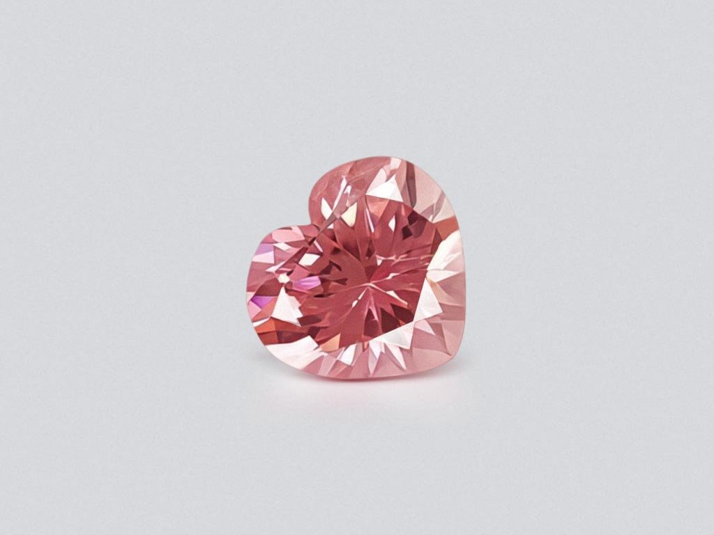 Pink tourmaline heart cut 2.02 ct, Nigeria Image №1