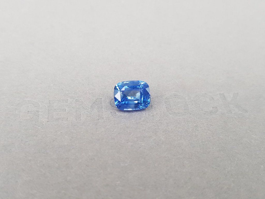 Cushion cut Cornflower blue sapphire 2.52 ct, Sri Lanka Image №2