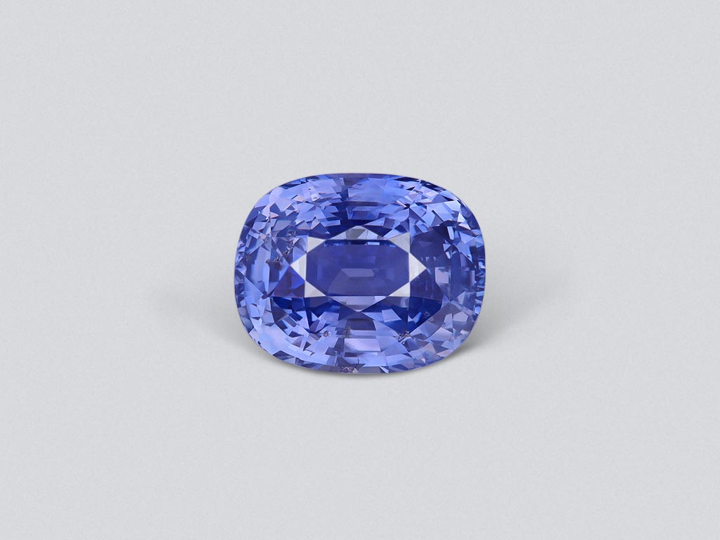 Unheated Cornflower blue sapphire 9.07 ct in cushion cut, Sri Lanka Image №1