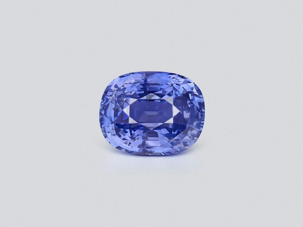 Saphir bleu bleuet taille coussin non chauffé 9,07 carats, Sri Lanka Image №1