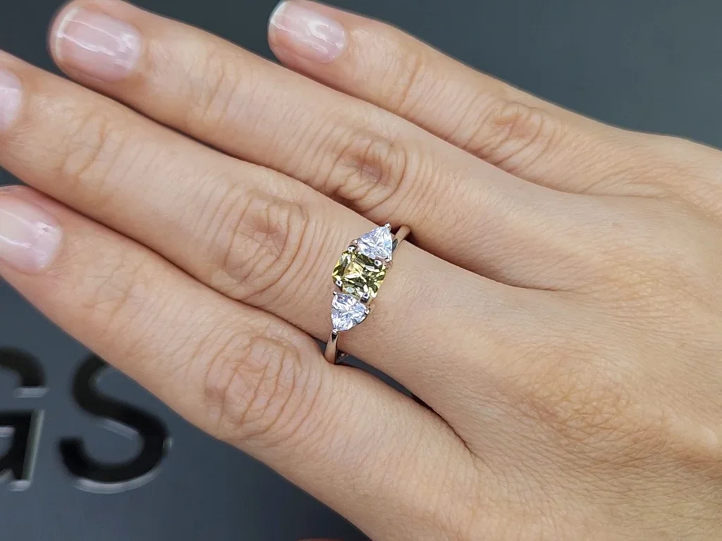 Untreated yellow sapphire radiant cut 0.79ct, Madagascar Image №5