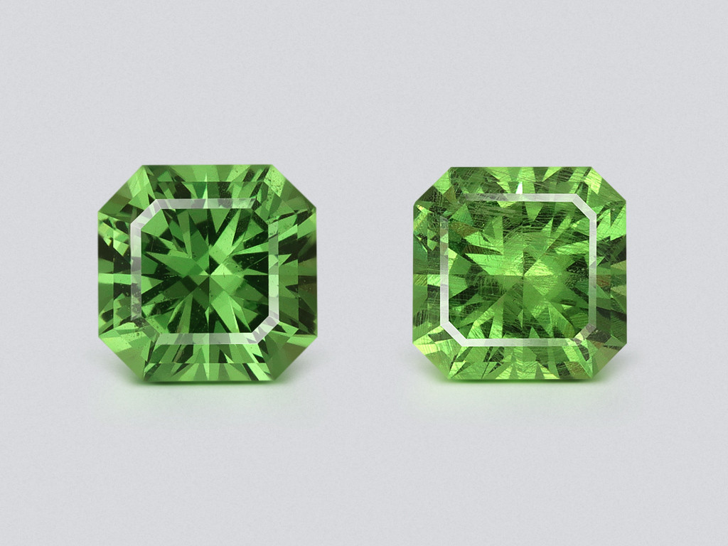 Pair of grossulars radiant cut 1.43 carats, Madagascar Image №1
