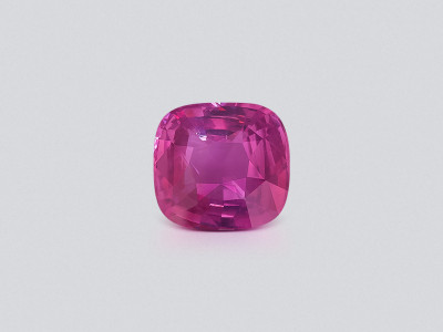 Saphir rose non chauffé taille coussin 5,02 carats, Sri Lanka photo
