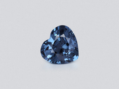 Gray blue spinel heart shape 1.13 carats, Birma photo