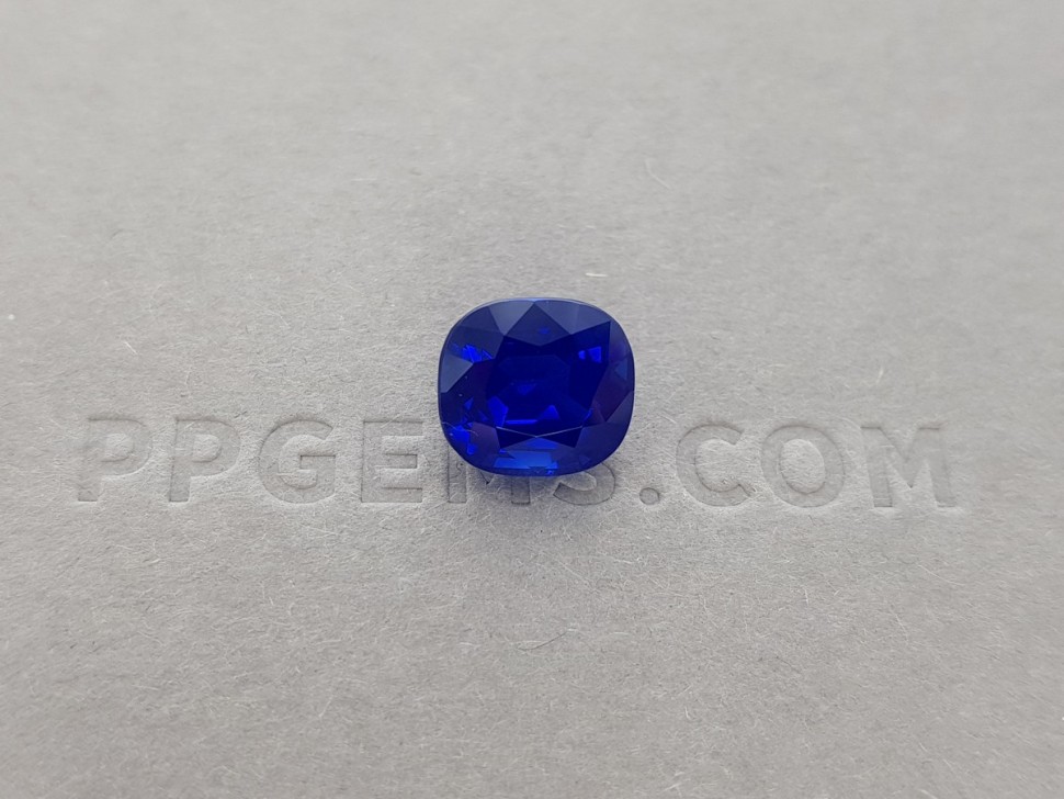 Extremely rare unheated Kashmir sapphire 3.78 ct Image №2