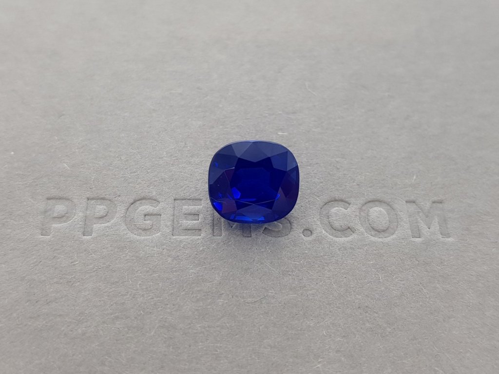 Extremely rare unheated Kashmir sapphire 3.78 ct Image №5