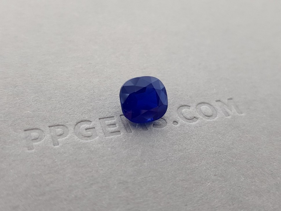 Extremely rare unheated Kashmir sapphire 3.78 ct Image №3