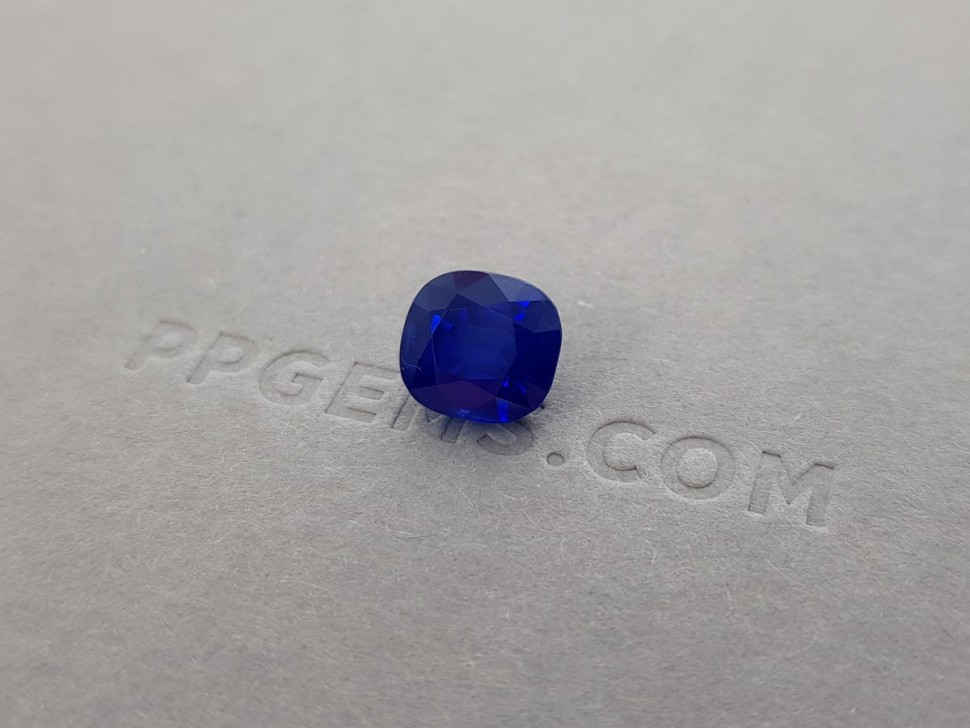 Extremely rare unheated Kashmir sapphire 3.78 ct Image №4
