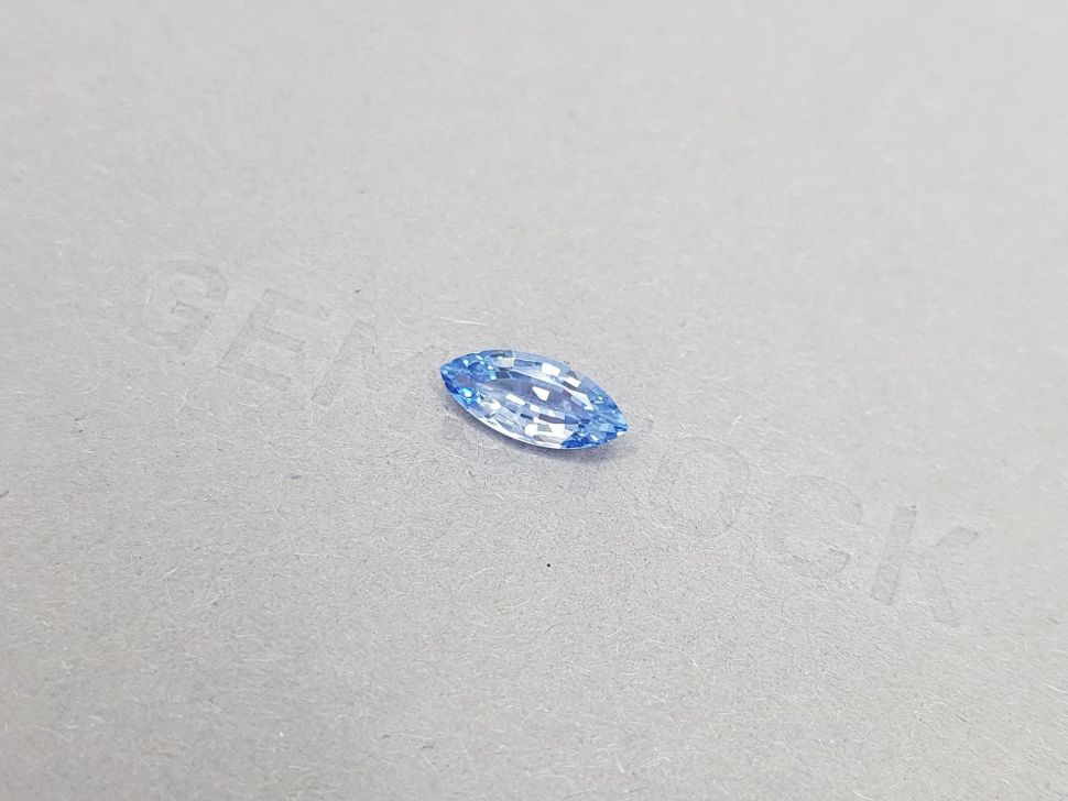 Pastel blue unheated sapphire 1.45 ct, Sri-Lanka Image №2