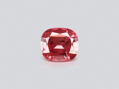 Cushion-cut red-orange tourmaline, 2.90 ct, Nigeria photo