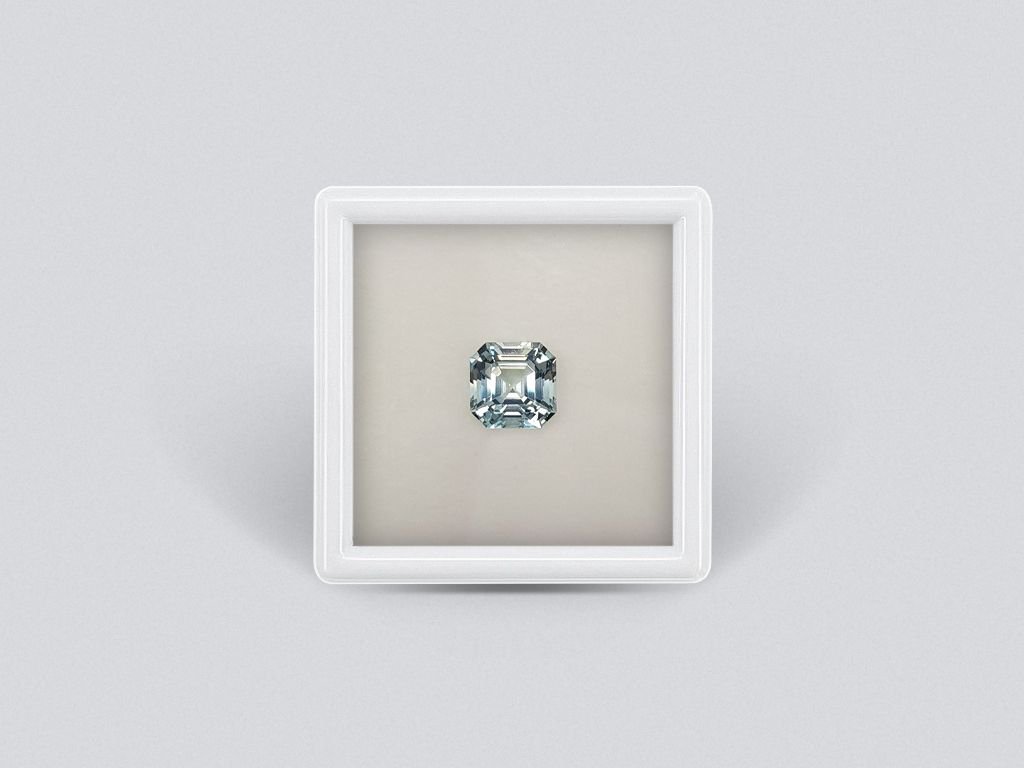 Octagon cut aquamarine 1.55 carats, Africa Image №1