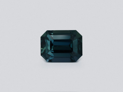 Unbeheizter saphir blaugrüner achteckiger 6,03 carats, Madagaskar photo
