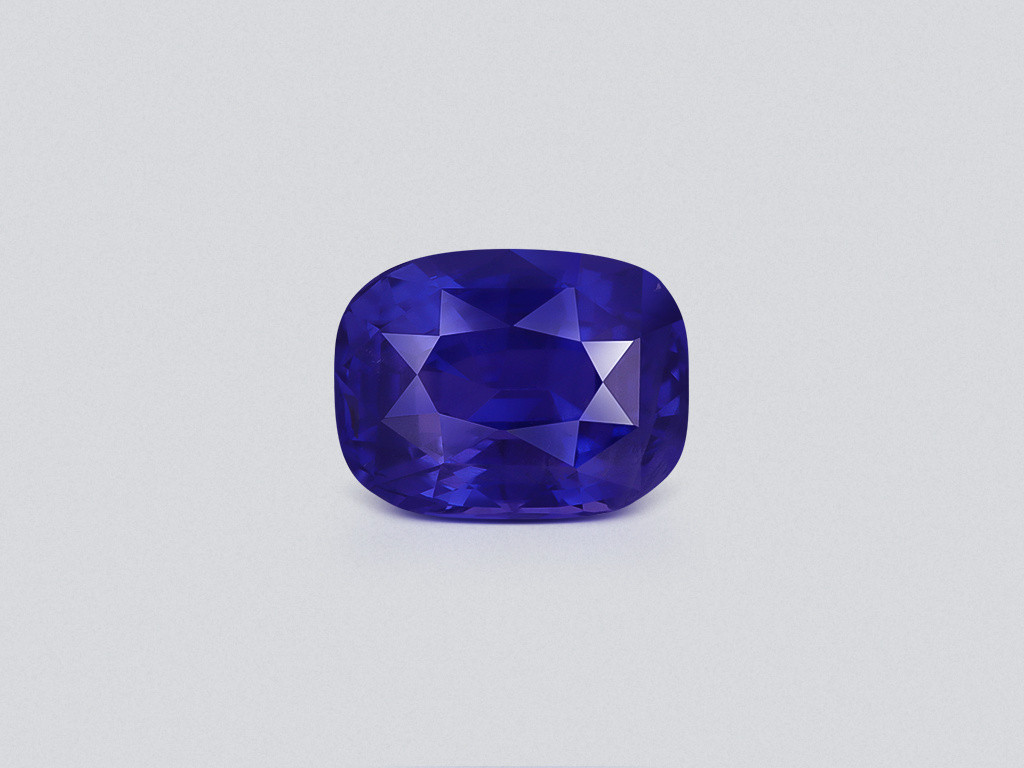 Zafiro púrpura de talla cojín sin calentar de 4,58 quilates, Sri Lanka Image №1