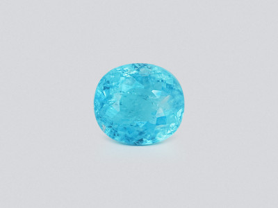 Neon blue Paraiba tourmaline cushion cut 2.31 carats, Mozambique photo