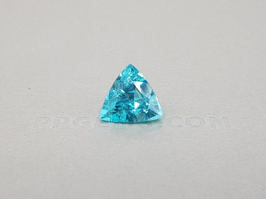 Rare cut bright blue Paraiba tourmaline 6.10 trillion ct, GIA Image №1
