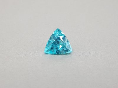Rare cut bright blue Paraiba tourmaline 6.10 trillion ct, GIA photo