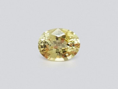 Golden yellow oval cut tourmaline 2.88 ct photo