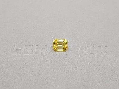Octagon yellow sapphire 2.01 ct, Sri Lanka photo