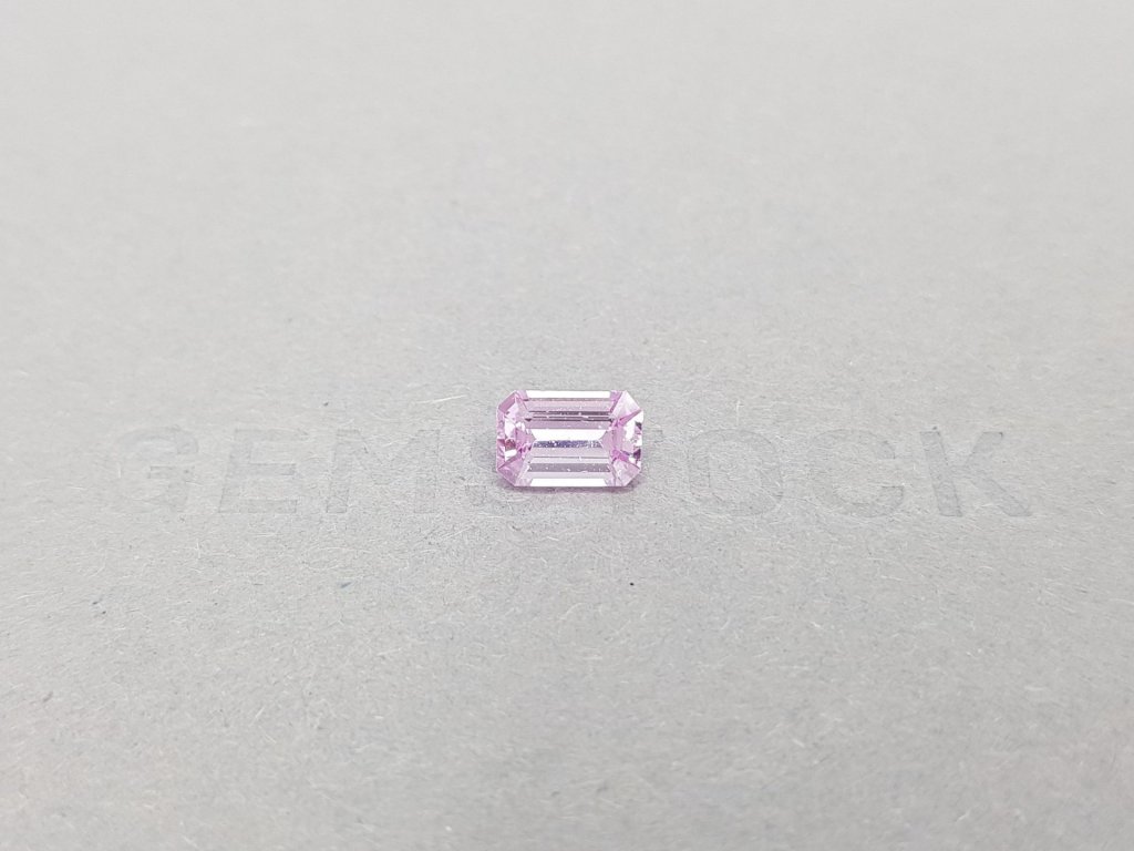 Pale pink unheated octagon cut sapphire 1.56 ct Image №1